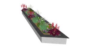 花坛花圃花池SU模型