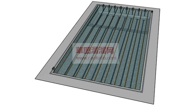 草图大师游泳SU模型