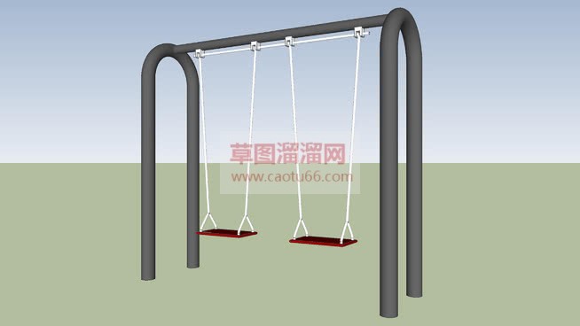 铁质秋千SU模型