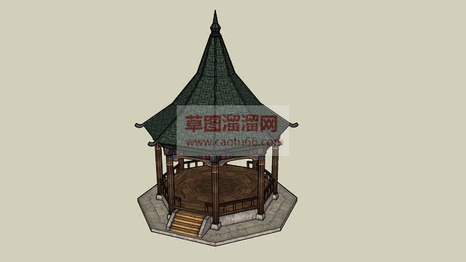 怎么画日式风SU模型