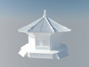 草图大师中亭SU模型