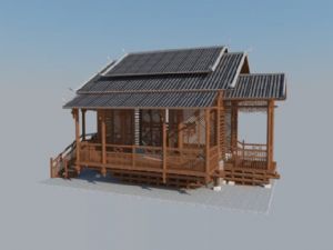 亭子SU模型