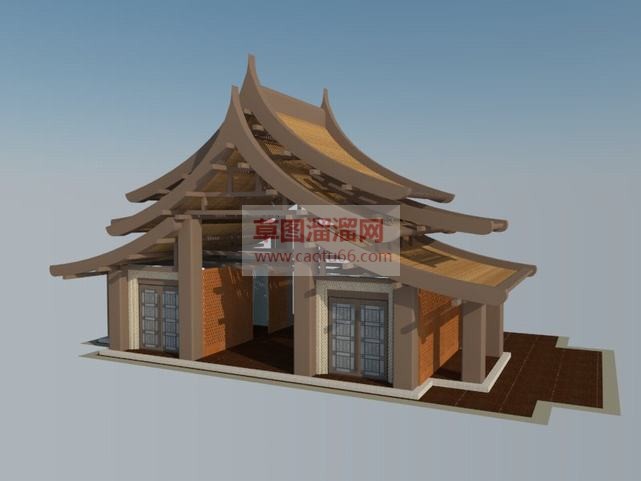 东南亚风格大SU模型