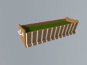 草图大师木制SU模型 免费sketchup模型下载