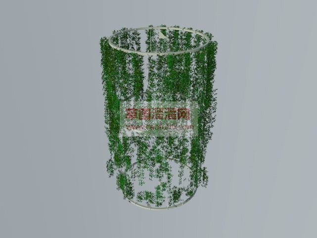 爬藤植物景观SU模型