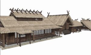 景观木屋乡村SU模型 免费sketchup模型下载