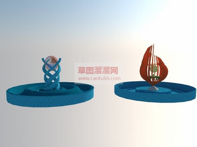景观雕塑免费SU模型