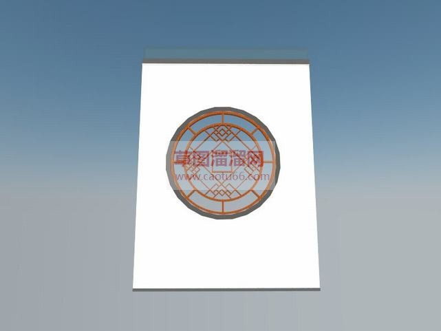 中式墙壁免费SU模型