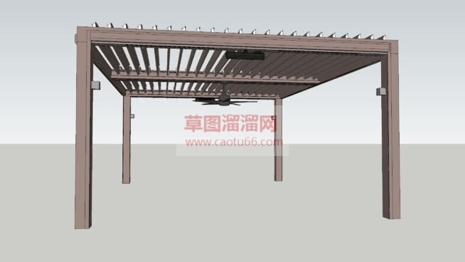 怎么做木质花SU模型