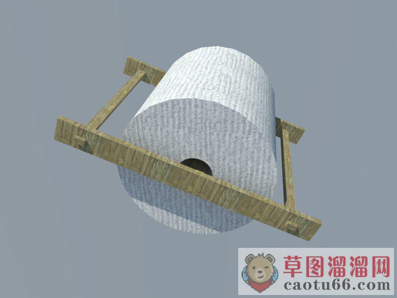 大青石石磙SU模型