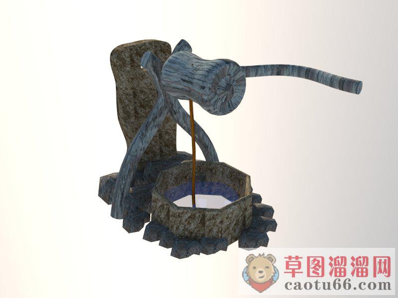 古老水井SU模型