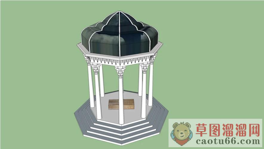 欧式亭子SU模型