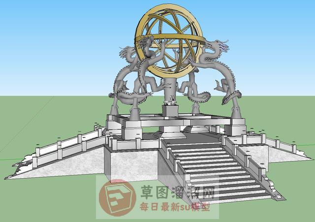 浑天仪SU模型