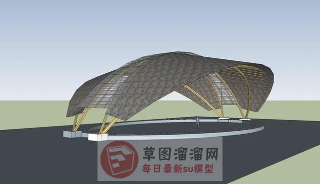 悉尼歌剧院造型SU模型
