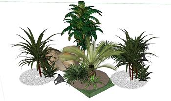 景观植物SU模型
