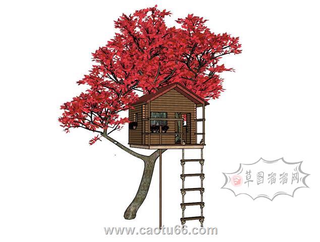 树屋SU模型