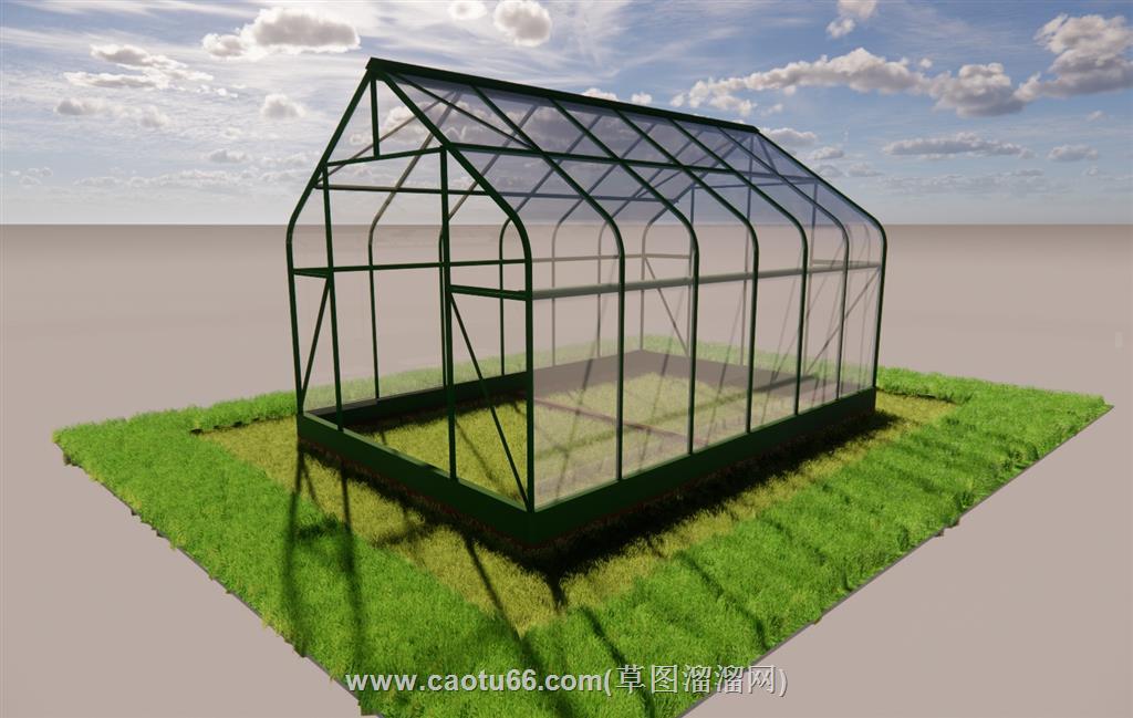 绿植房阳光房SU模型