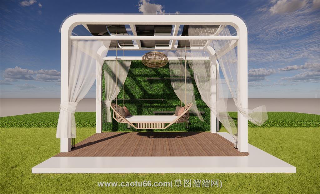 景观亭子凉亭SU模型