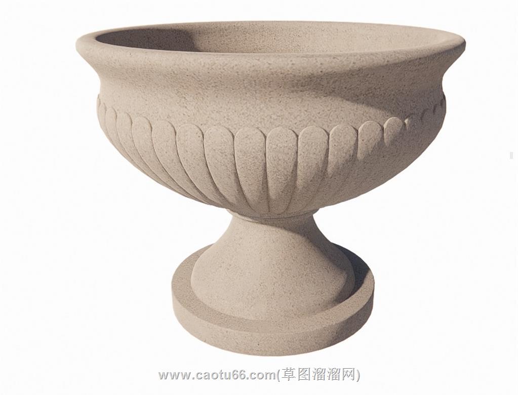 花钵SU模型