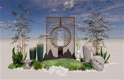 庭院景观SU模型