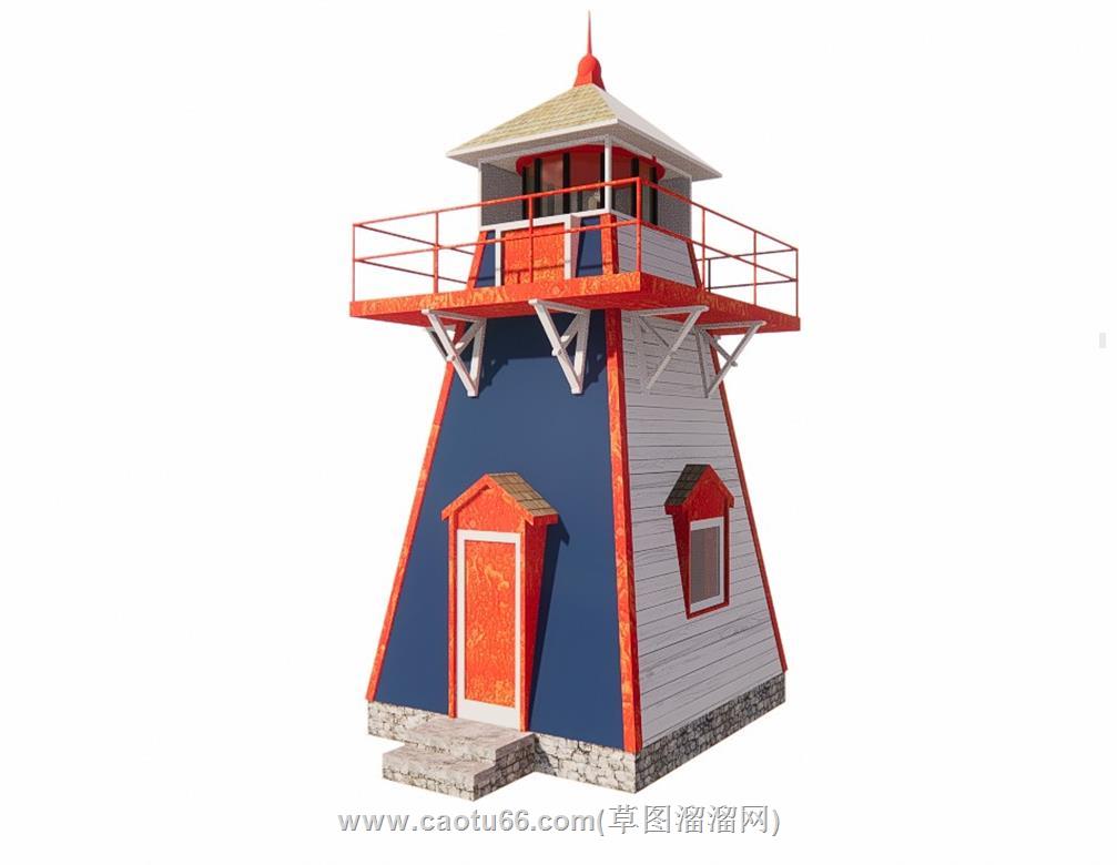 景观屋观景屋观景SU模型