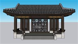 中式亭子凉亭SU模型