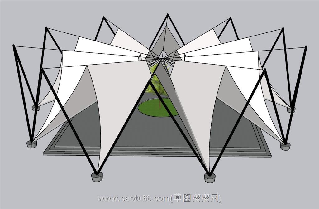 张拉膜SU模型