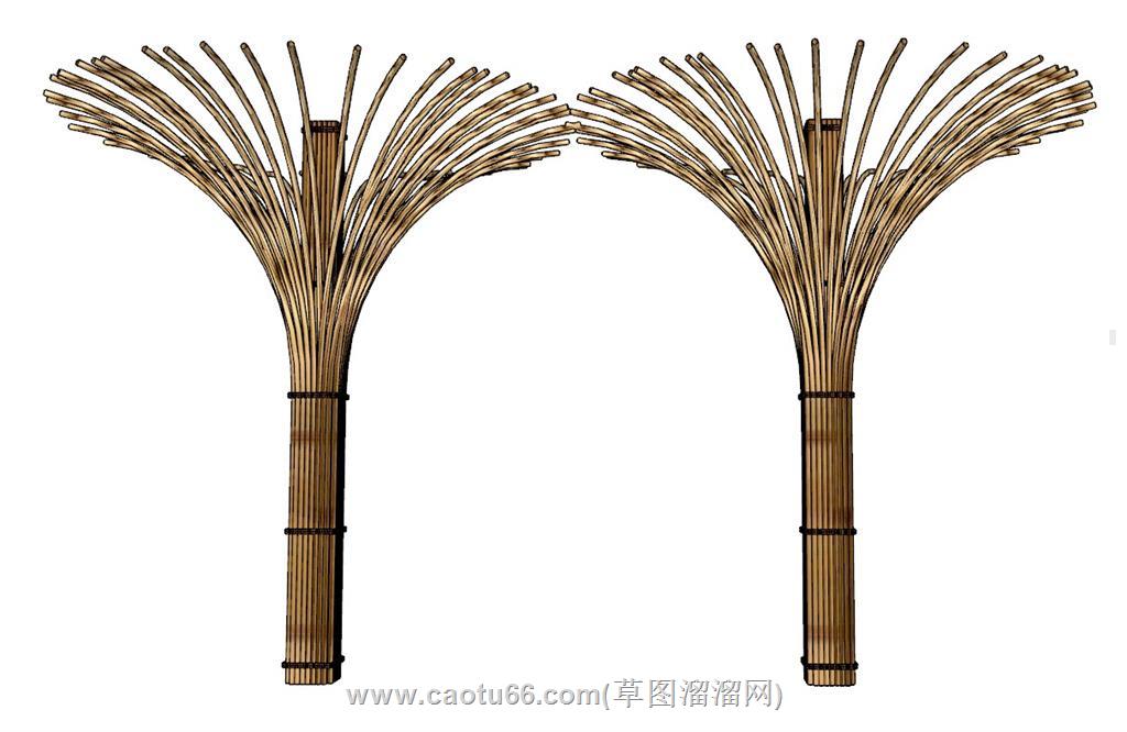 景观SU模型