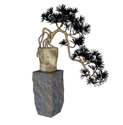 中式盆栽盆景SU模型