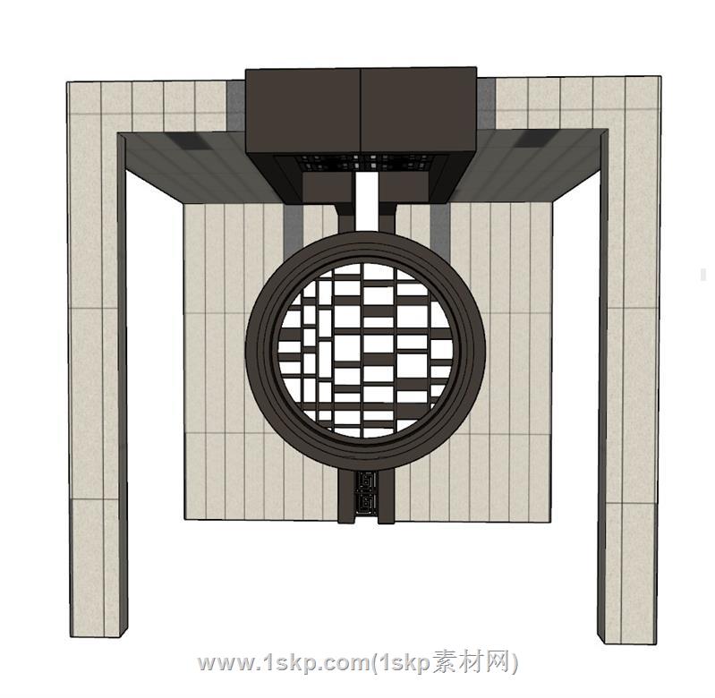 亭子SU模型