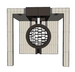 亭子SU模型