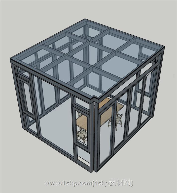 阳光房SU模型