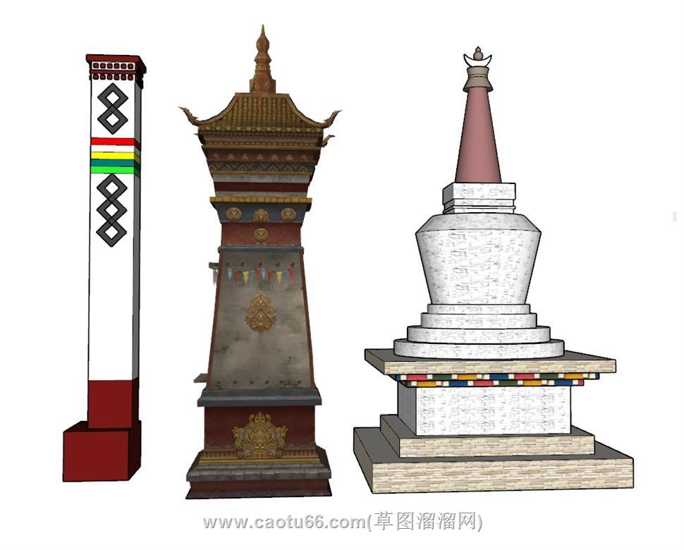 藏式元素SU模型