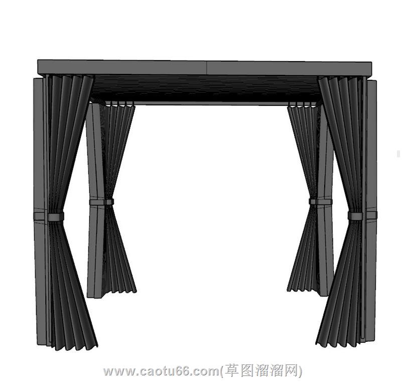 亭子SU模型