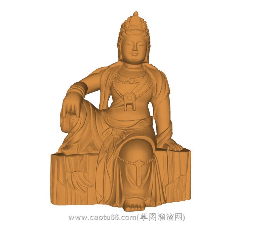文殊菩萨佛像SU模型