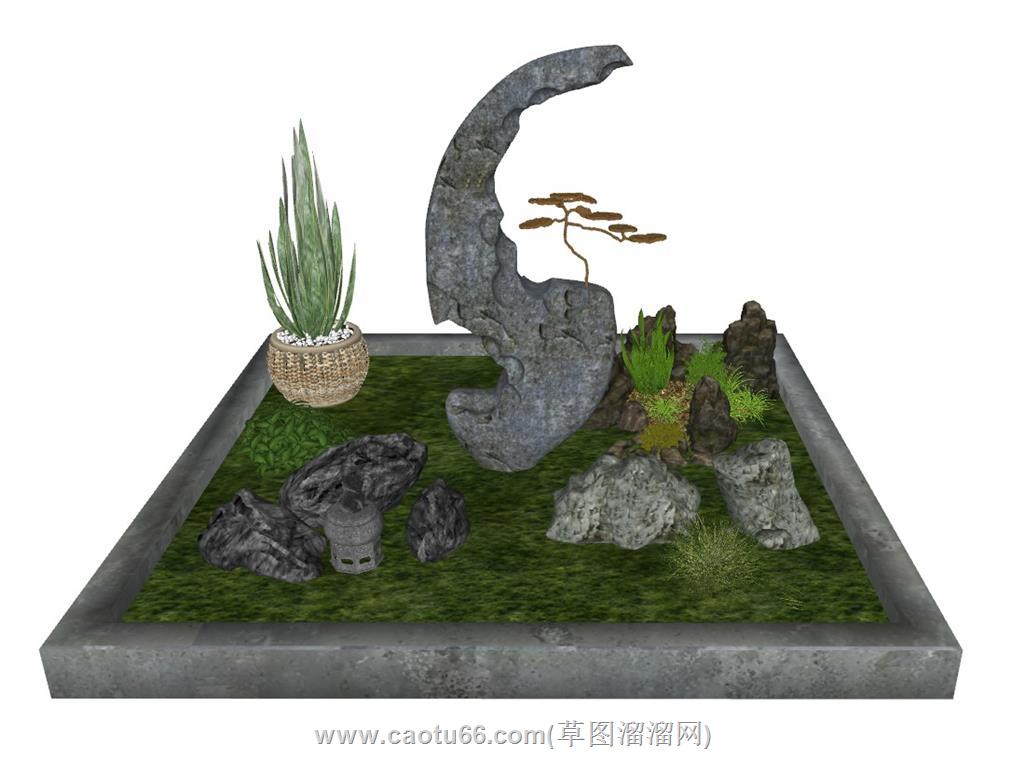 园艺景观小品SU模型