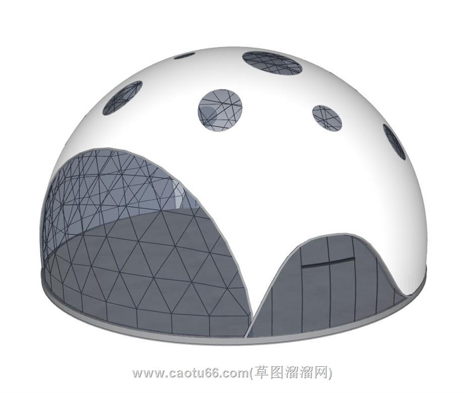 壁垒阳光房SU模型