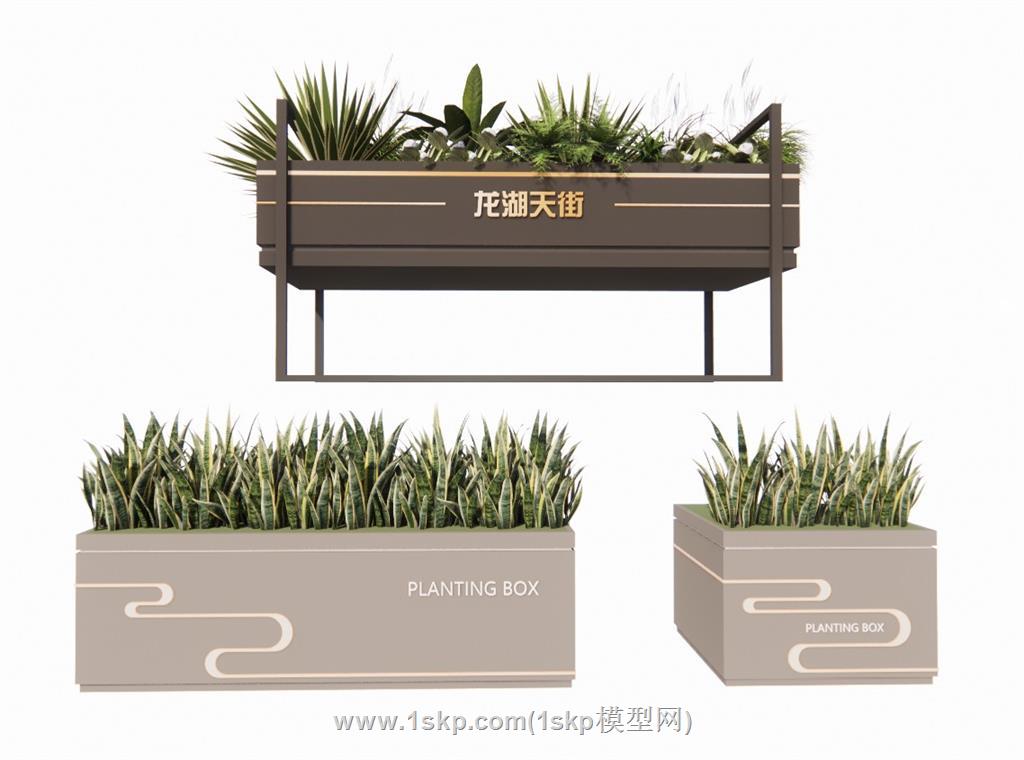 花箱SU模型
