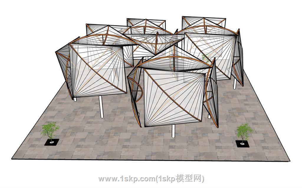 张拉膜SU模型