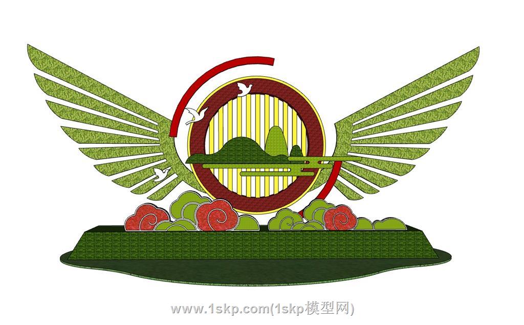 绿雕景观SU模型