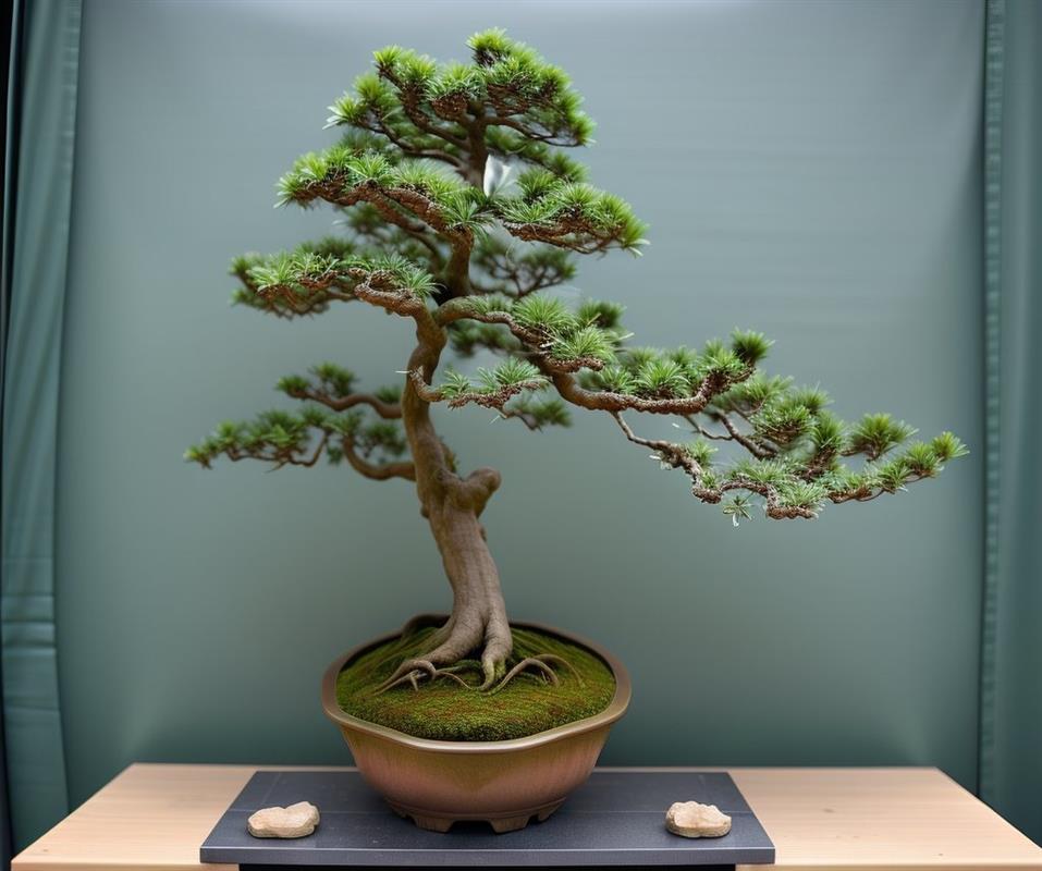 罗汉松松树盆景SU模型