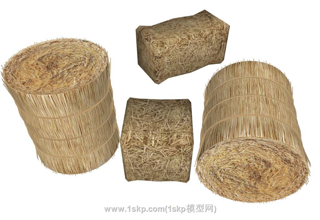 草垛草堆SU模型