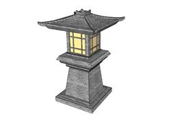 石灯笼SU模型