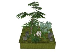 绿植景观SU模型