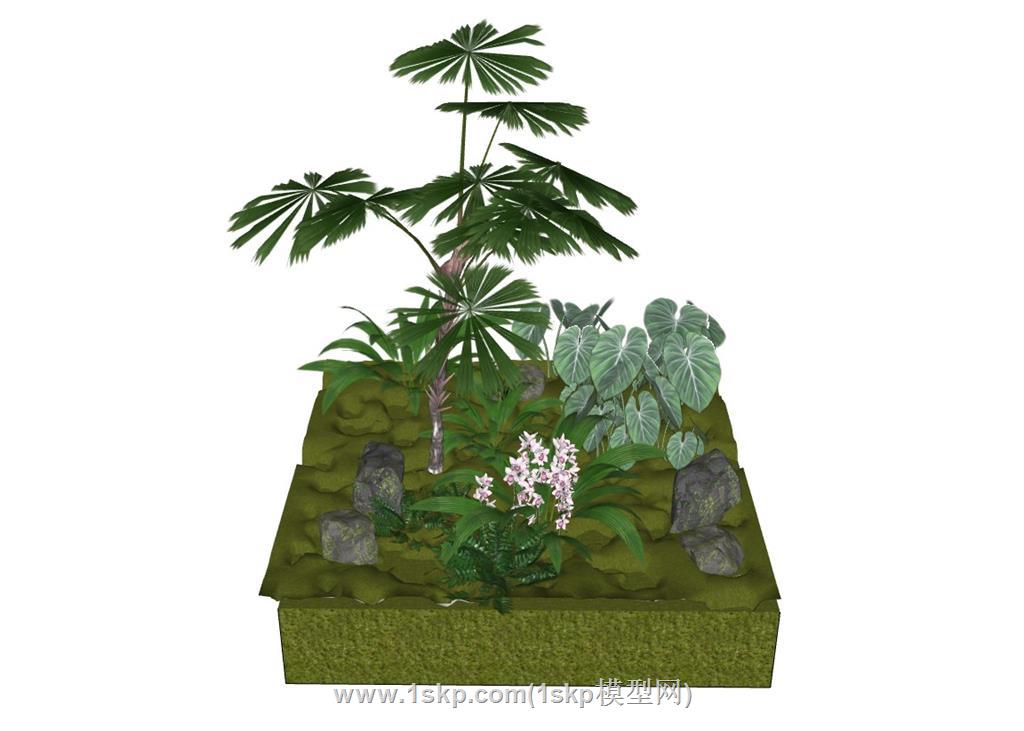 绿植景观SU模型