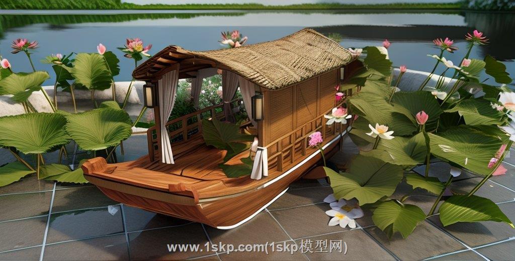 荷花船坊景观船游船