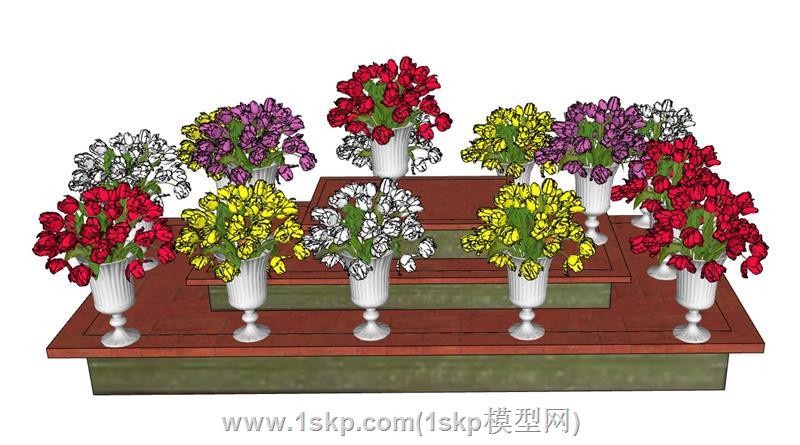 现代花钵