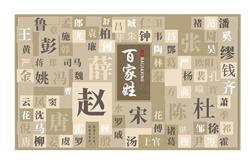 百家姓文化墙