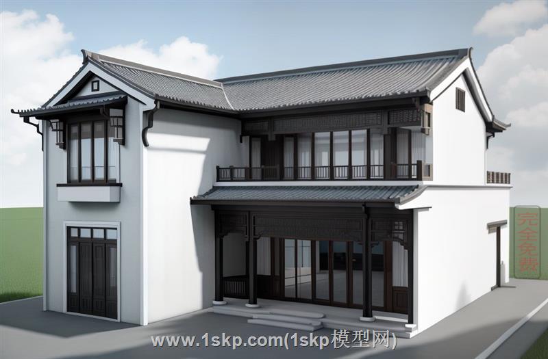 中式徽派建筑