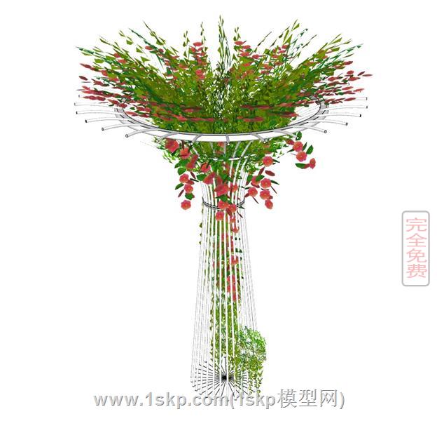 伞状植物架